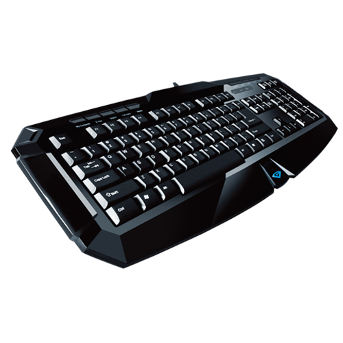 腾讯游戏有线游戏键盘 多媒体发光电脑键盘 笔记本蓝钻贵族键盘
