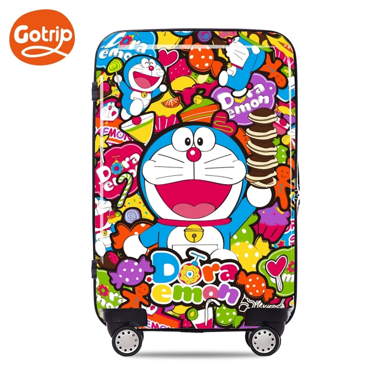 gotrip哆啦A梦甜品派对旅行箱潮行李箱登机拉杆箱万向轮20/24英寸