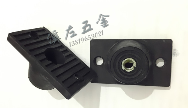 T-2 减震器 橡胶减震垫 桥型带螺母特殊减震器 气压机减震配件