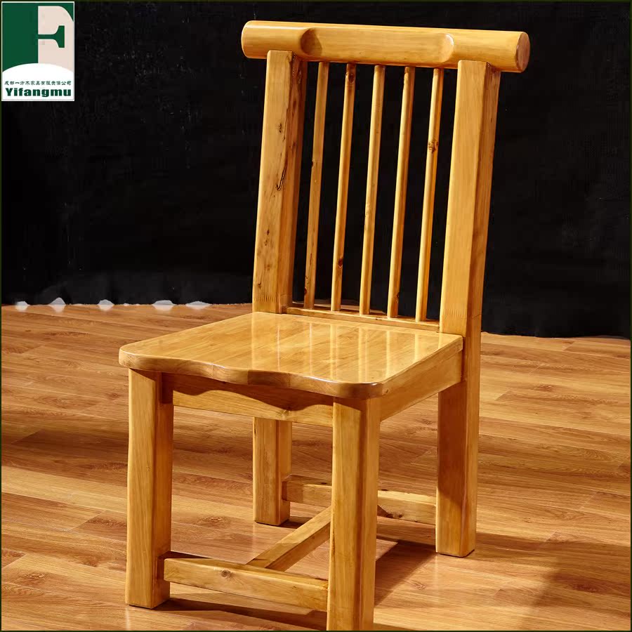 一方木香柏木实木家具 柏木椅子 餐桌椅 餐椅凳子 原木大款餐椅