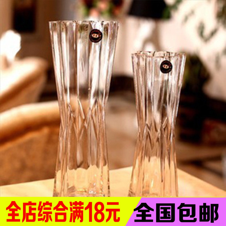 六星玻璃花瓶垂吊花架植物水培转运竹菱形花盆透明转运竹花瓶