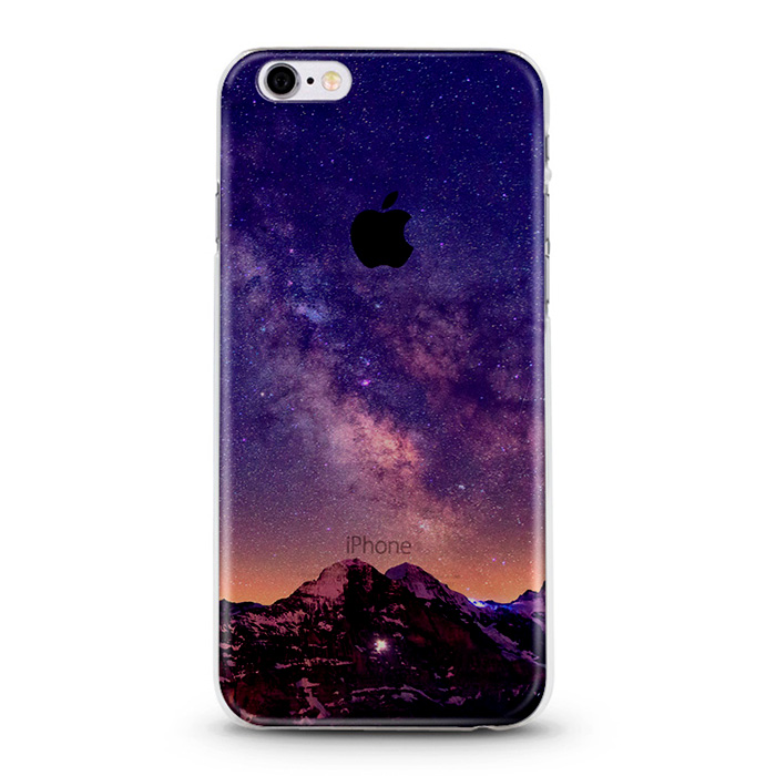 艾壳儿 漫紫星辰苹果iPhone6 plus 6s 5s苹果手机壳软硬套薄
