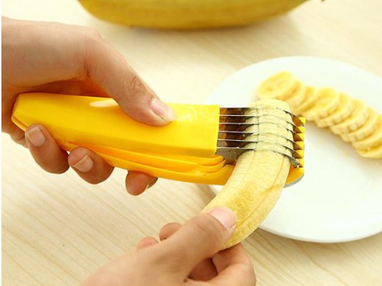 【女王专享】香蕉切片器火腿肠水果食物切片创意工具 拍下改价