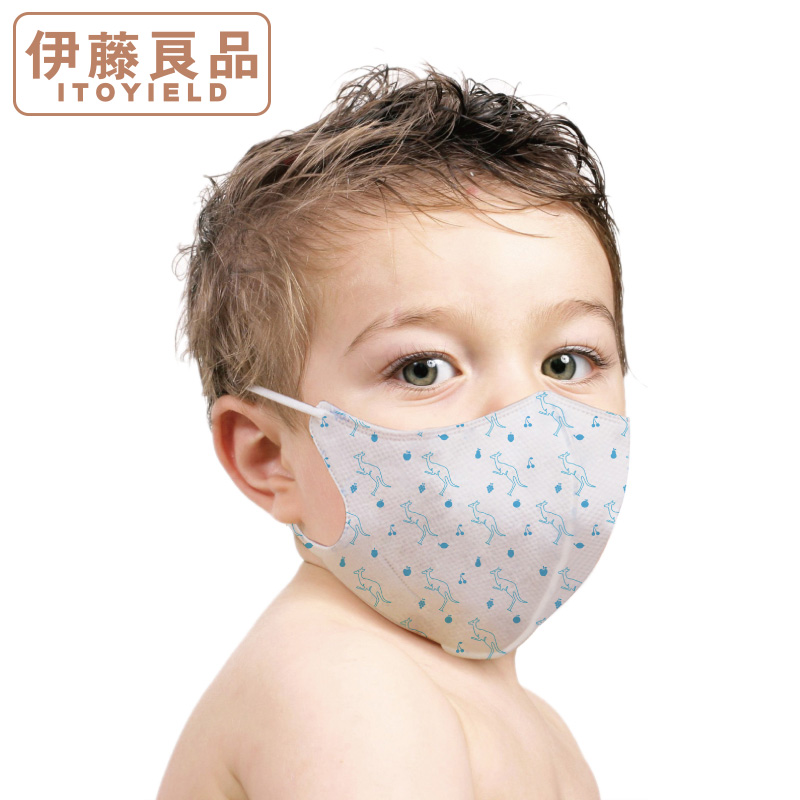 儿童雾霾口罩 防pm2.5无纺布3-6岁宝宝用防病菌防尘五只装口罩