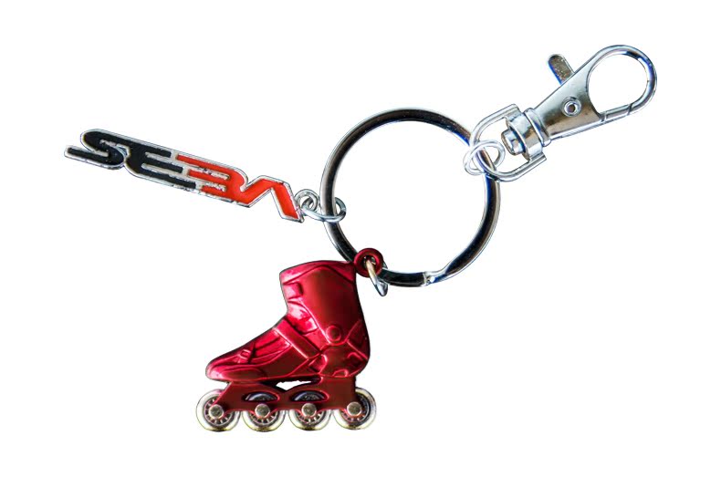 正品SEBA/圣巴 限量彩色轮滑鞋挂件/彩色钥匙环/轮滑配件