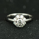 白18K金钻石结婚订婚戒指高端定制