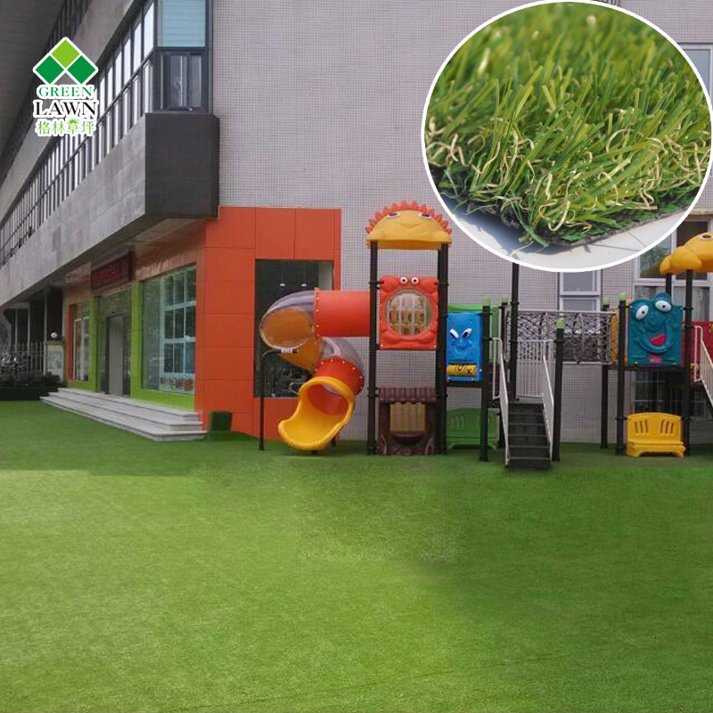 格林人造草坪塑料草皮地毯人工草皮仿真草坪幼儿园花园阳台景观草