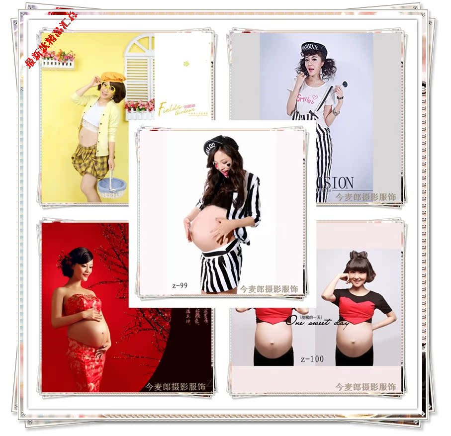 新款/韩版/影楼孕妇装2015孕妇写真服装/时尚孕妇拍照妈咪摄影服