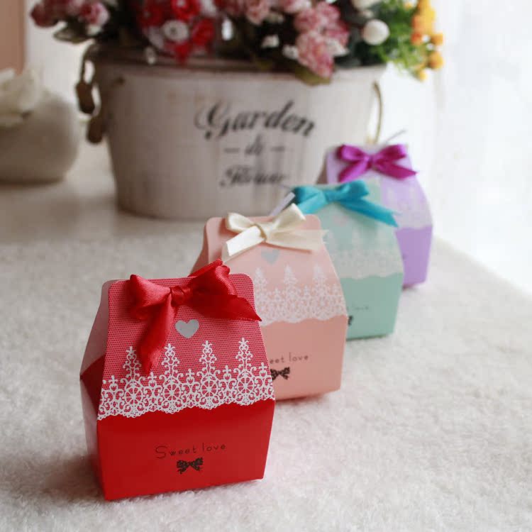 爆款欧式创意多色喜糖盒 结婚婚庆用品 优质婚礼回礼糖果包装盒
