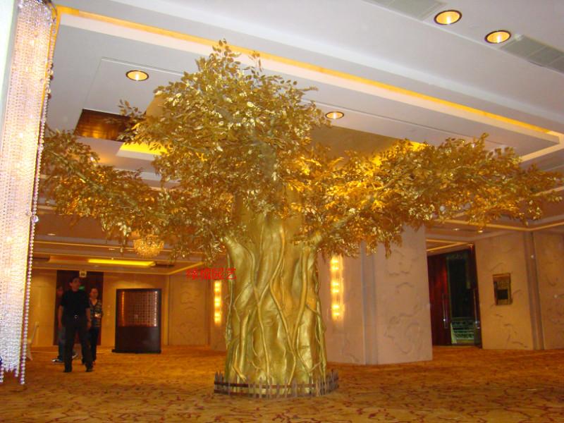 大型假树造型树 仿真榕树 椰子树 大厅装饰树 室内外仿真景观定做