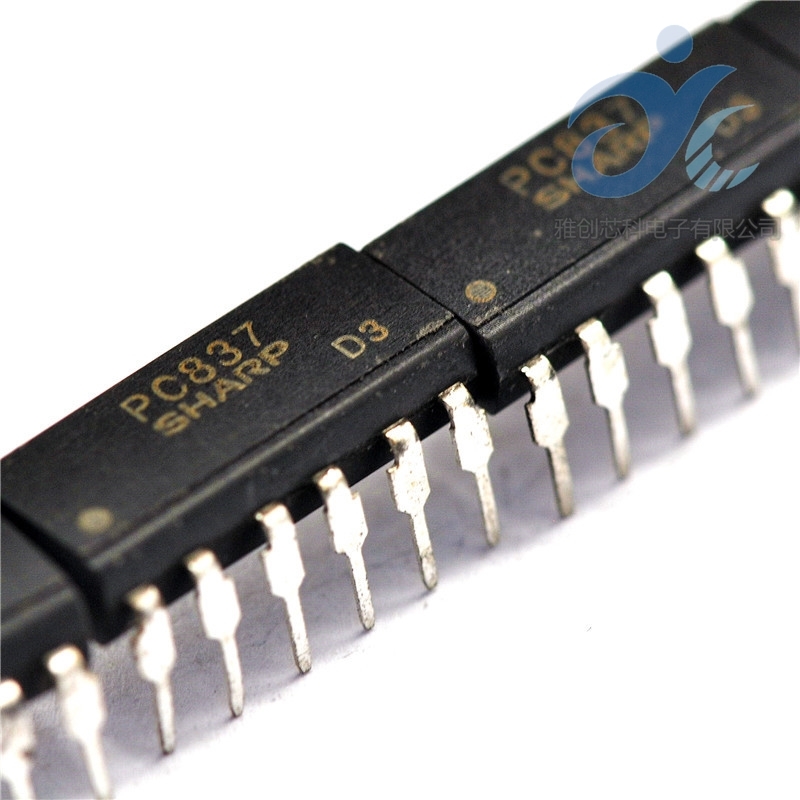 雅创芯科|PC837 光耦光隔离器光电耦合芯片直插DIP12(5只)