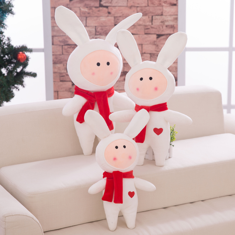 正版不二兔子公仔兔子毛绒玩具玩偶安娃娃东尼新年礼物送朋友