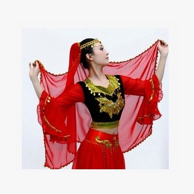 新款新疆印度舞蹈演出服装 民族舞台表演服 女装 肚皮舞服饰