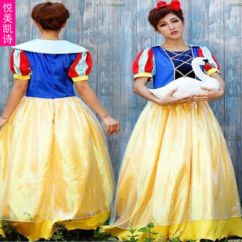 cos服饰 Disney 成人儿童白雪公主裙舞台演出cosplay服装衣服现货
