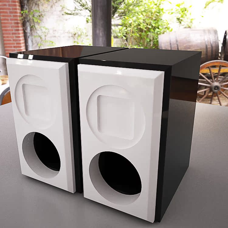 复刻系列惠威音箱M1书架音箱发烧空箱HIFI5寸空箱DIY黑白款桌面型