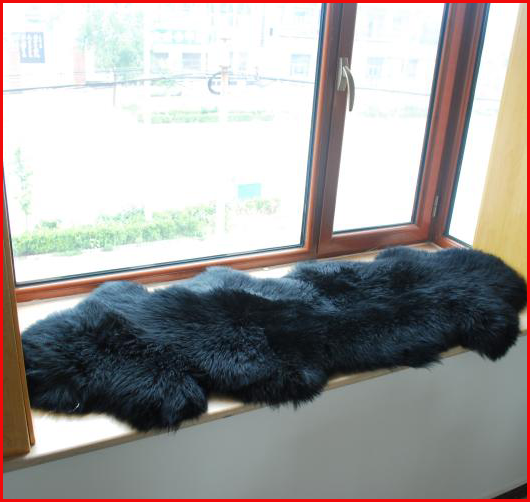 澳洲冬季纯羊毛沙发垫飘窗垫床前客厅卧室地垫地毯椅垫坐垫毯定做