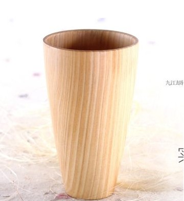 【自然の風】厨房用品 简约杜杉杯 原木色 木杯子创意茶杯水杯子