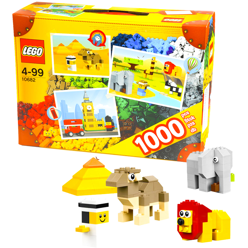 正品乐高LEGO创意积木拼装玩具新品创意百变系列创意手提箱10682