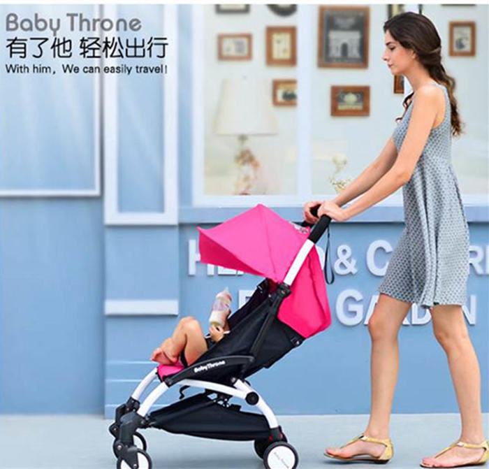 婴儿推车可坐可躺 旅游避震四轮推车超轻便携儿童伞车宝宝手推车