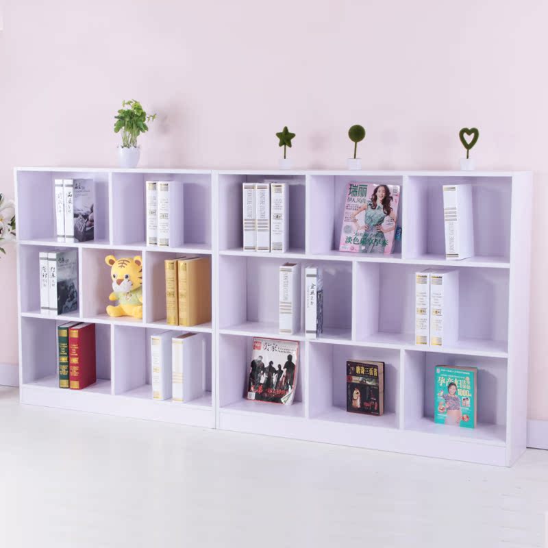 阿豪家时尚简约现代书柜 书架 置物架木质儿童书架自由组合书柜