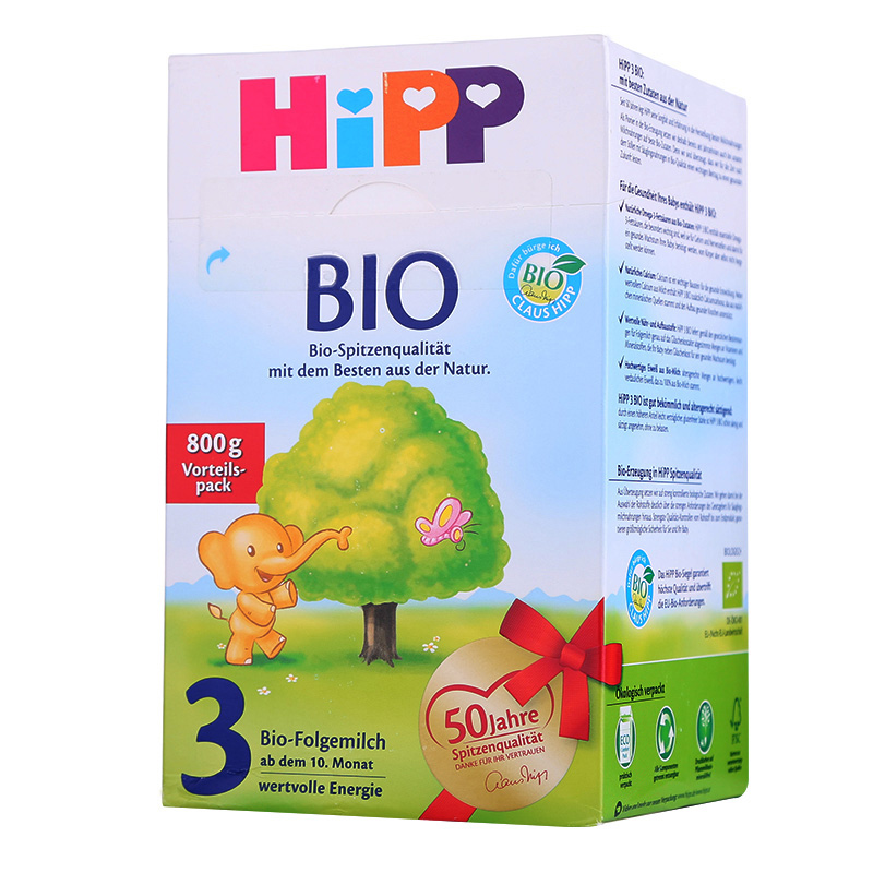 德国喜宝HiPP有机婴幼儿奶粉 3段（10个月以上） 800g