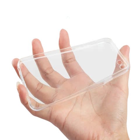 新款iPhone6plus超薄透明软胶不变色手机套苹果6镜头保护手机壳