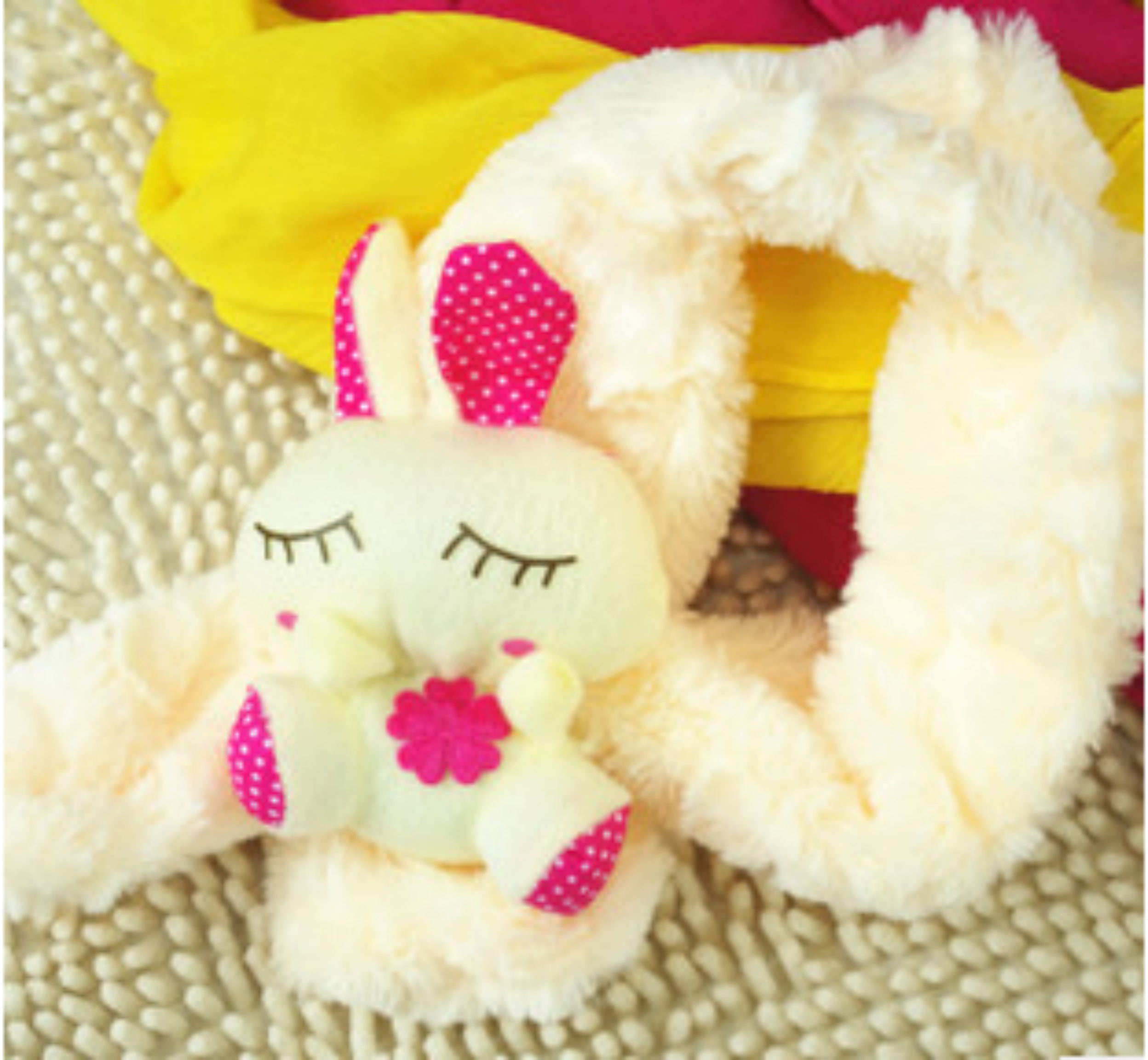 2015年个性可爱秋冬韩版珊瑚绒保暖卡通立体儿童围巾 幼儿园赠品