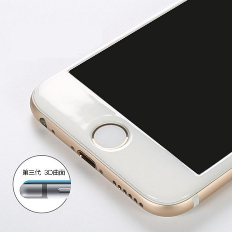 iphone6plus钢化玻璃膜苹果iphone6s手机膜3D曲面全屏覆盖钢化膜