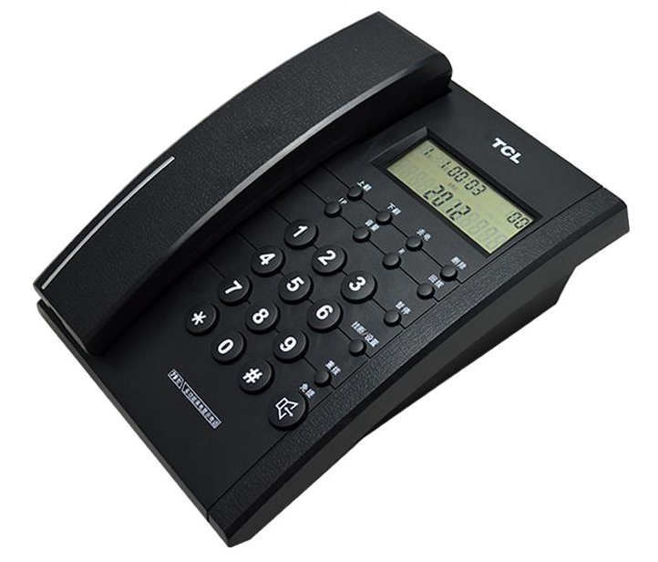 TCL 电话机 来电显示 79 免电池 免提通话 办公 座机 特价 包邮