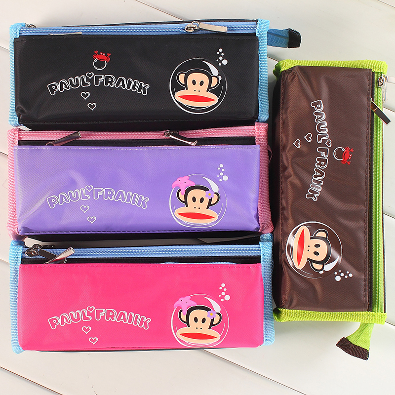 韩国款创意文具奖品 学生用品铅笔袋文具盒 大嘴猴透明包装笔袋