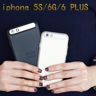 韩国IFACE 苹果5S iphone 6 PLUS手机壳 金属保护套简约软壳包邮