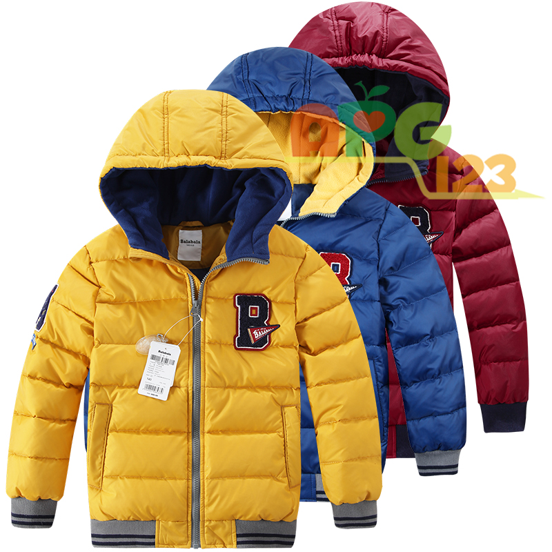 巴拉巴拉男童羽绒服2015冬装新款童装儿童加厚保暖22074151211