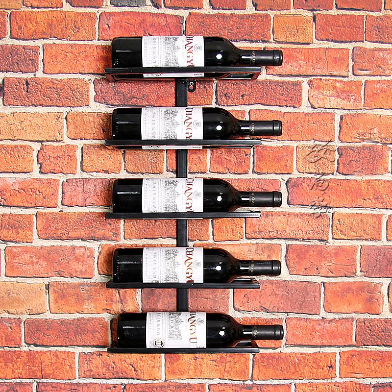 红酒架摆件欧式创意葡萄酒壁挂酒瓶架客厅酒柜酒瓶架子铁艺展示架