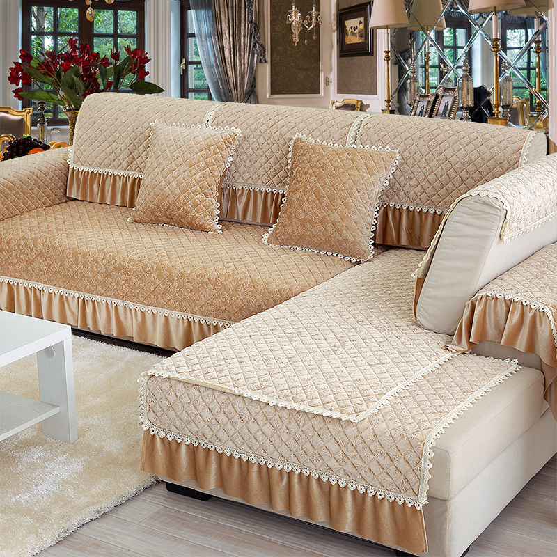 欧式防滑沙发垫简约现代布艺四季沙发套巾罩全包客厅组合坐垫定做