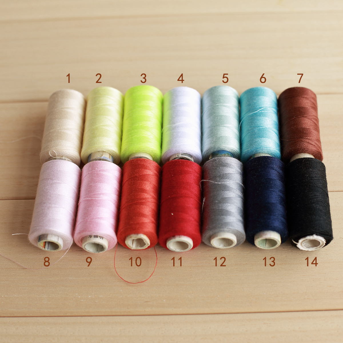 缝纫线缝纫机手缝两用线402涤棉线涤纶线强度高不易断长约400码