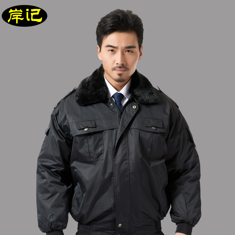 工作服长袖套装 男 工装制服 冬季 保安作训服 长袖加厚安保服装