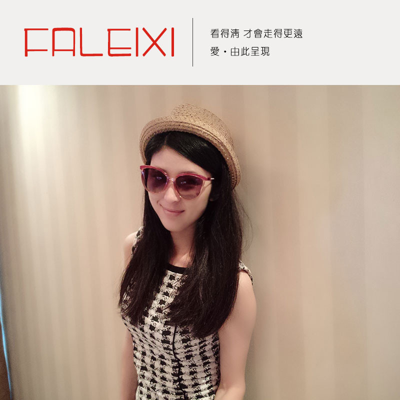 Faleixi2015新款太阳镜 欧美复古 潮墨镜 个性 眉毛太阳镜 包邮