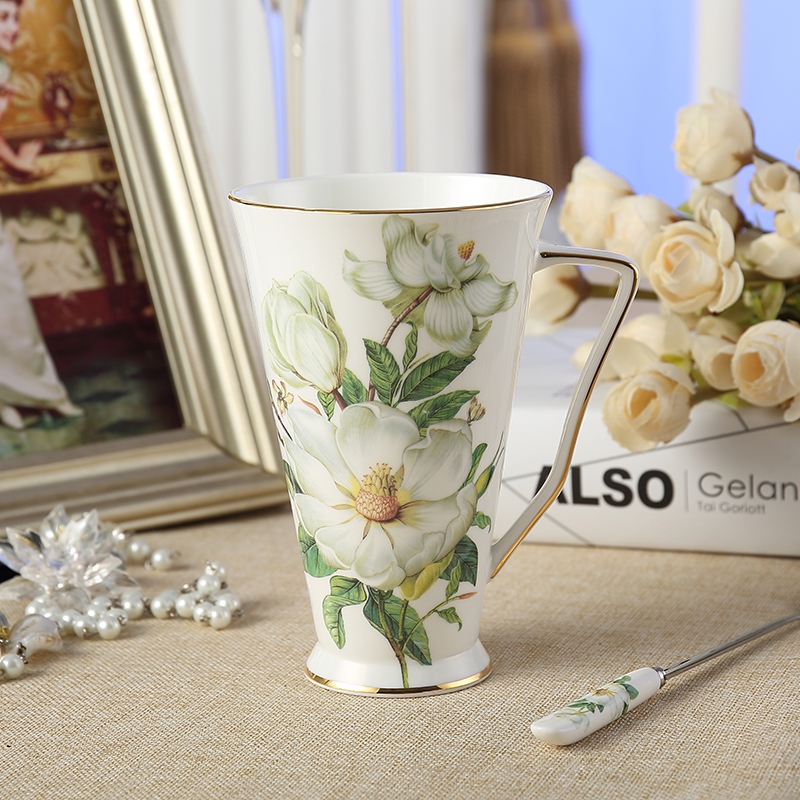 包邮大容量马克杯陶瓷杯咖啡杯骨瓷杯可爱高档创意情侣水杯茶杯子