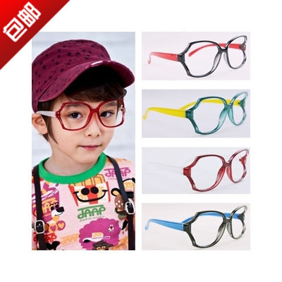 包邮潮宝宝框架眼镜 韩版凹造型大框眼镜架 儿童眼镜框无镜片批发