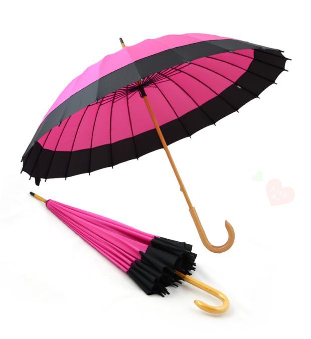特价包邮超大直柄晴雨伞太阳伞超强防晒防紫外线超大长柄韩日风格