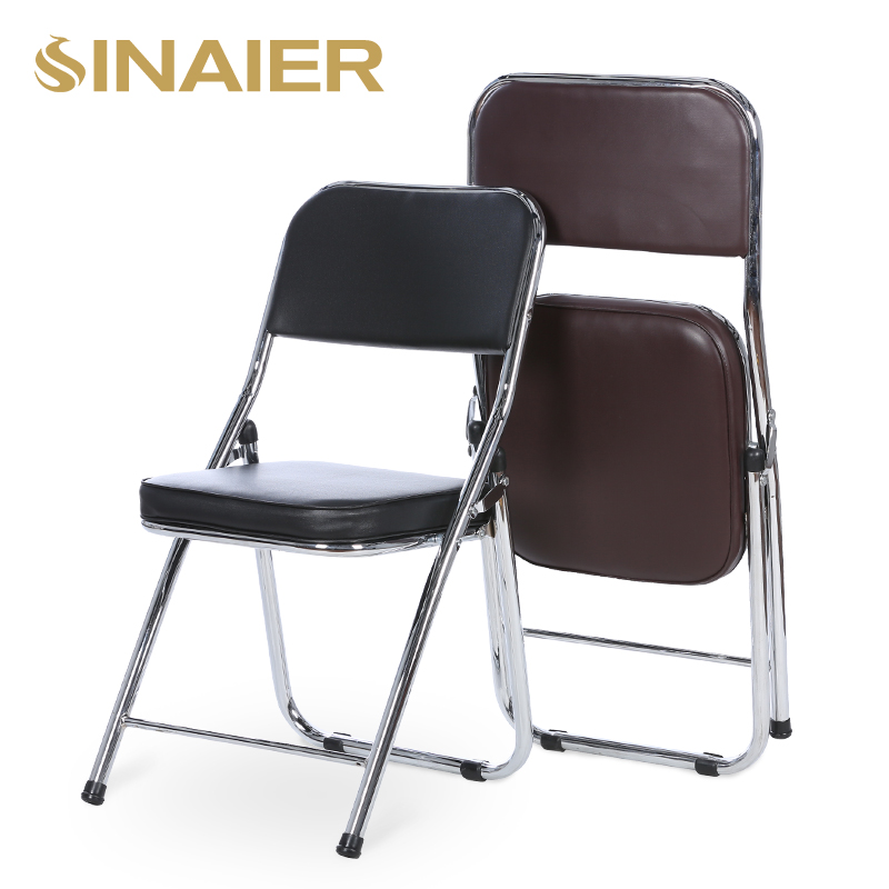 家用便携可折叠 靠背椅子 休闲办公椅 简约电脑椅会议椅职员椅