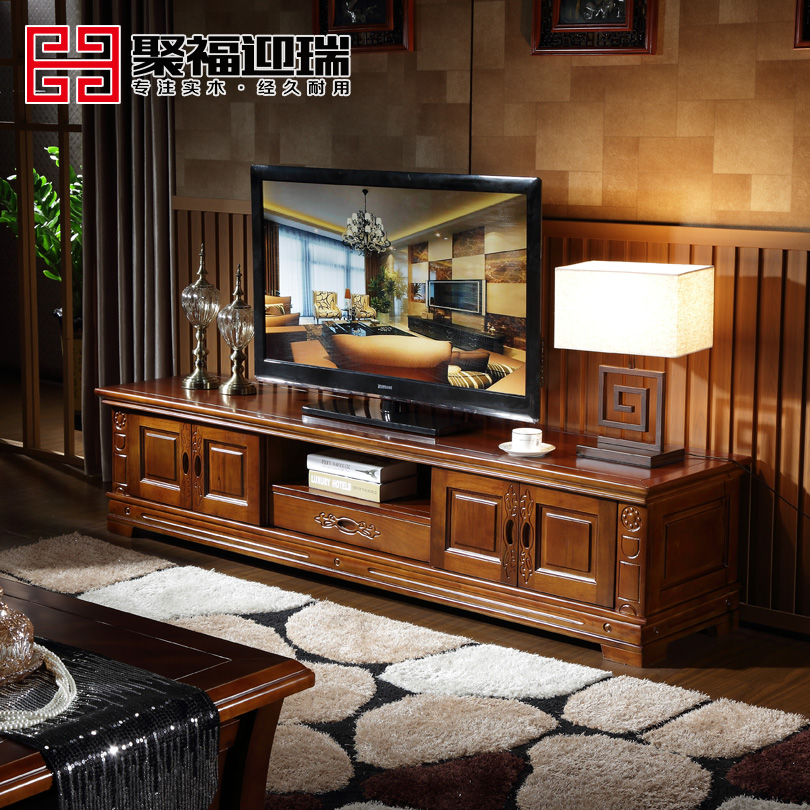 奢华香樟木电视柜 高端实木电视柜 木质电视柜 实木地柜 特价家具