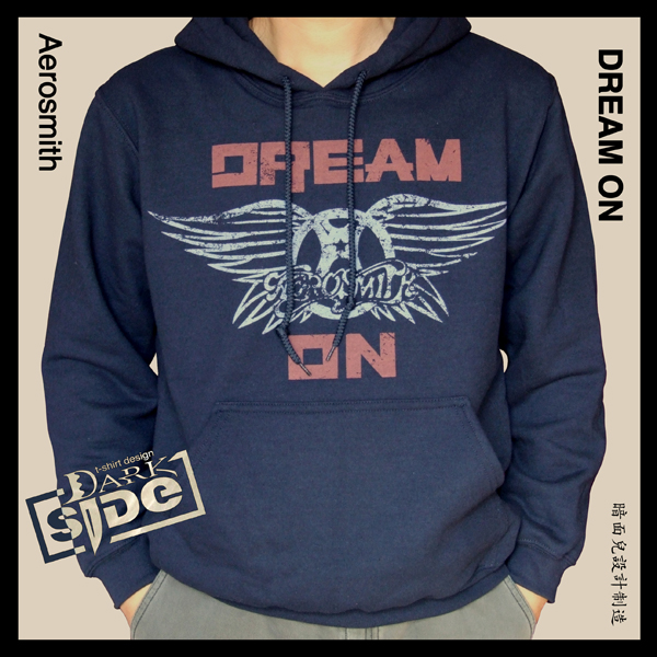 2014摇滚帽衫Aerosmith乐队Dream on史密斯飞船 暗面儿设计制造