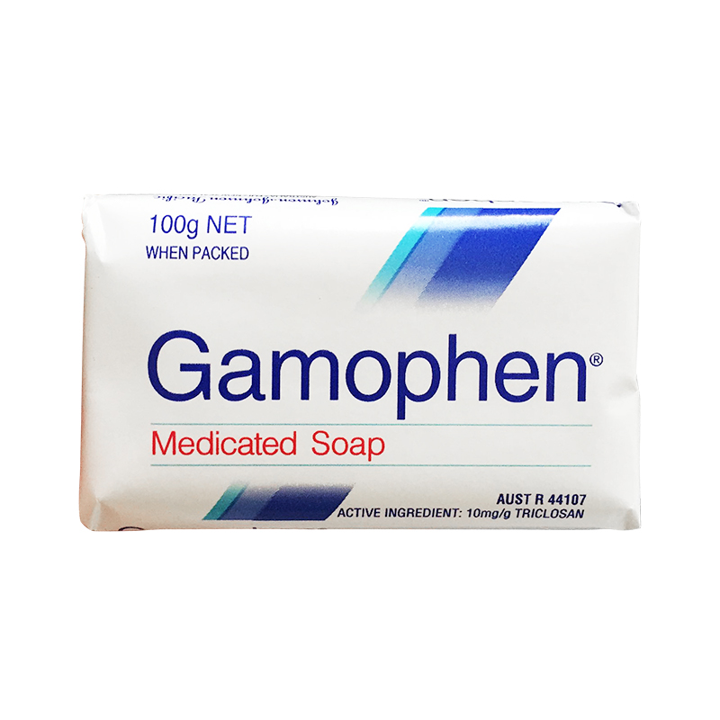 澳洲代购Gamophen药用抗菌皂脸部背部祛痘皂孕妇药皂控油祛痘