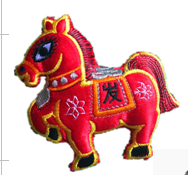 中国庆阳工艺品香包十二生肖 传统刺绣特色礼品赠送亲朋好友佳品