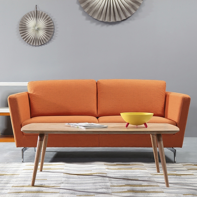创意时尚沙发客厅现代简约小户型布艺真皮组合沙发不锈钢五金脚