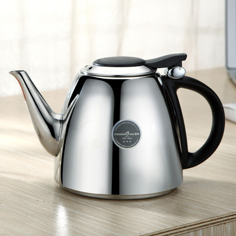 特价1.2L不锈钢茶壶加厚平底小烧水壶电磁炉通用专用烧水茶壶煮