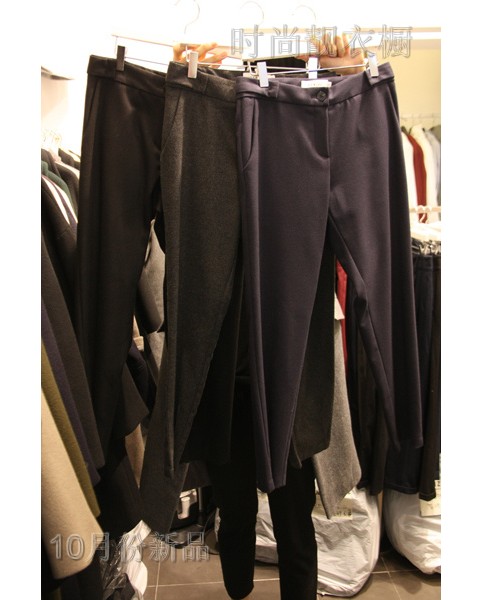 韩国东大门正品代购女装venizi 左起1-3色女净版经典休闲裤S/M码