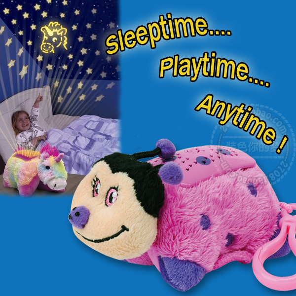 宝宝安睡灯 可挂式星空投影仪 婴儿助眠灯 可爱动物发光玩具 送礼