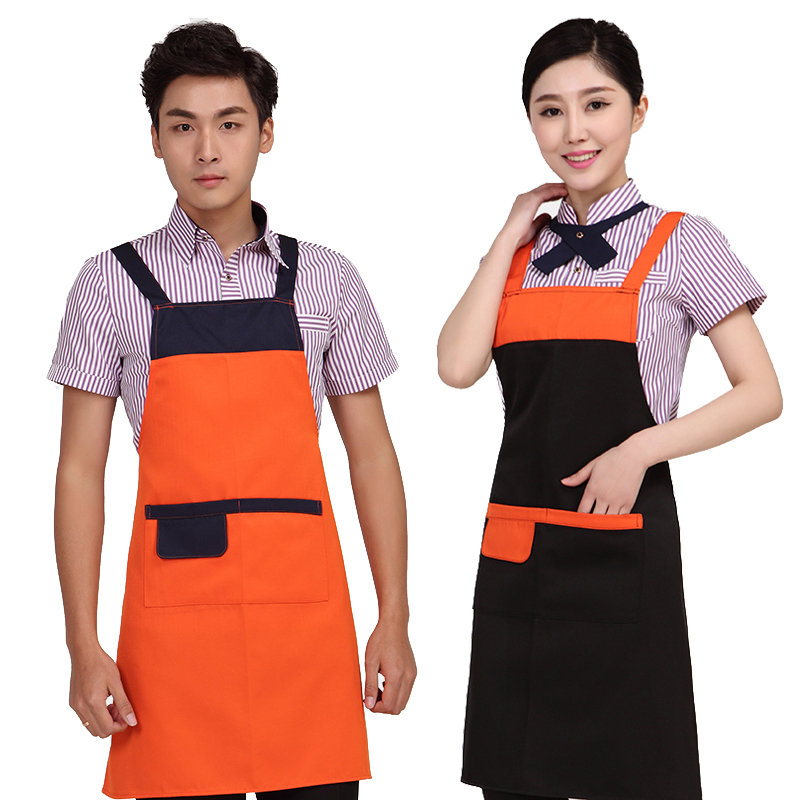 韩版工作服围裙蛋糕房奶茶围裙餐厅咖啡店服务员围裙时尚家居围裙